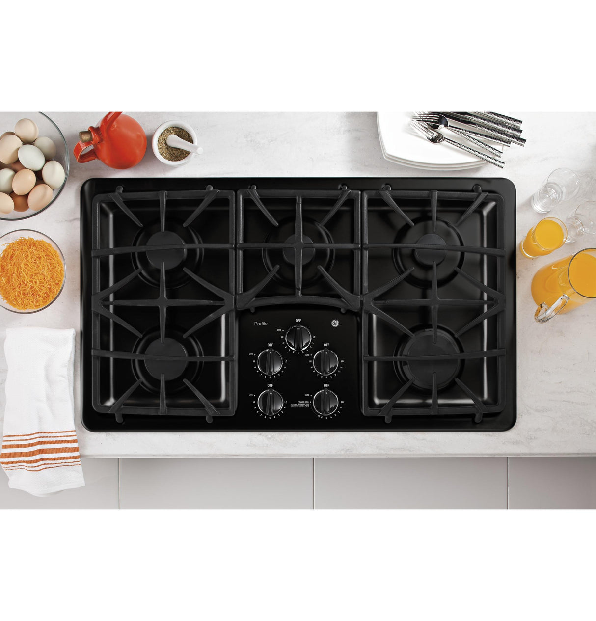 GE Profile™ Series 36" Built-In Gas Cooktop
