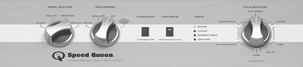 DC5 Sanitizing Electric Dryer with Pet Plus™ Extended Tumble Steam 5-Year Warranty