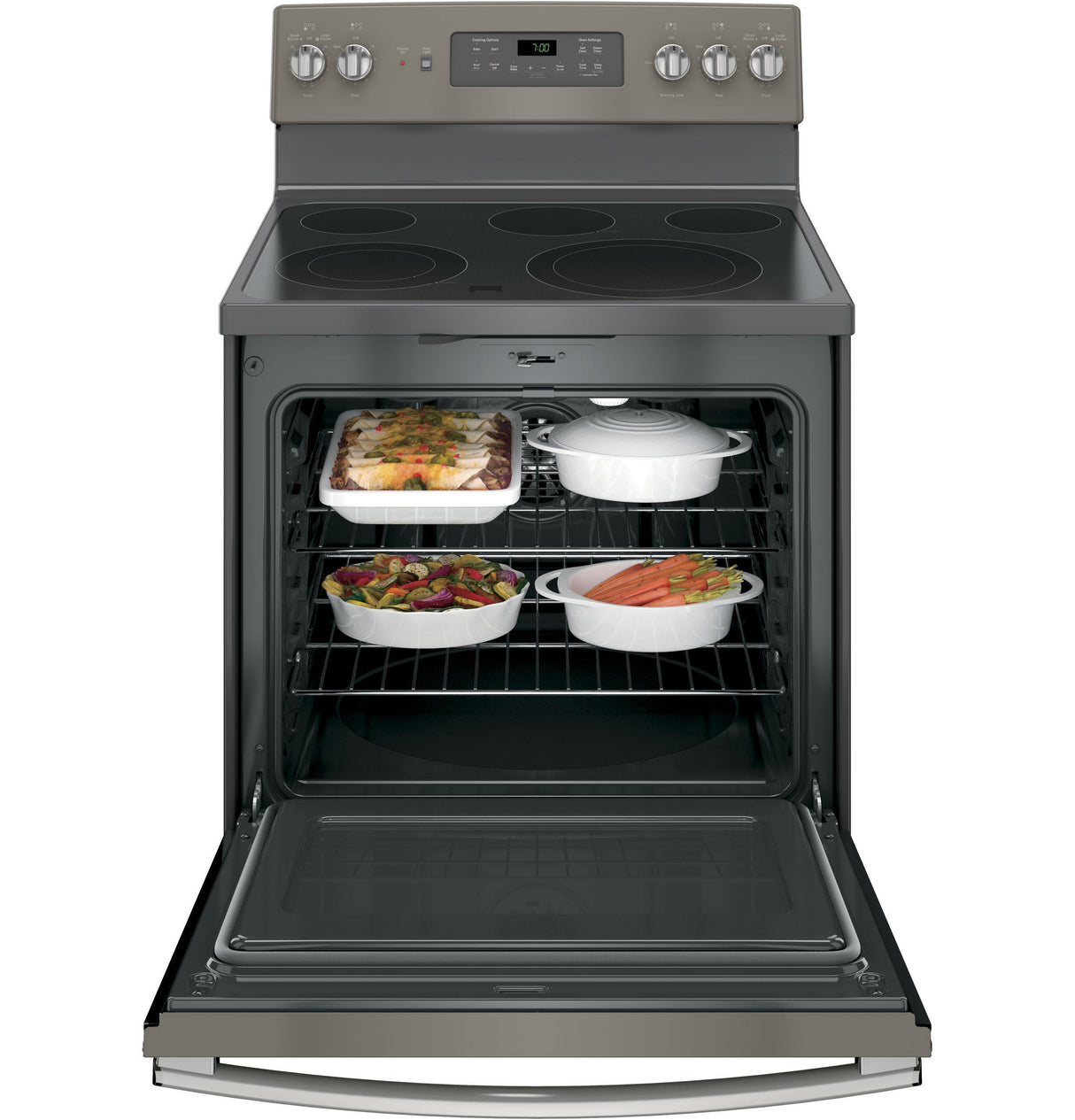 GE® 30" Free-Standing Electric Convection Range