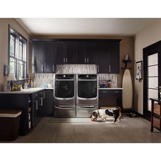 Maytag® Large Capacity Gas Dryer with Refresh Cycle with Steam and PowerDry System ? 7.4 cu. ft. - Metallic Slate
