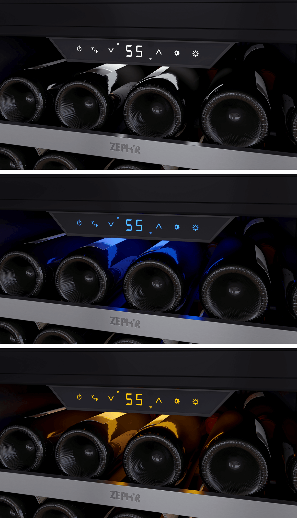 Presrv Wine Cooler, 24in Full Size, SS+Glass, Reversible Door, 1 Zone