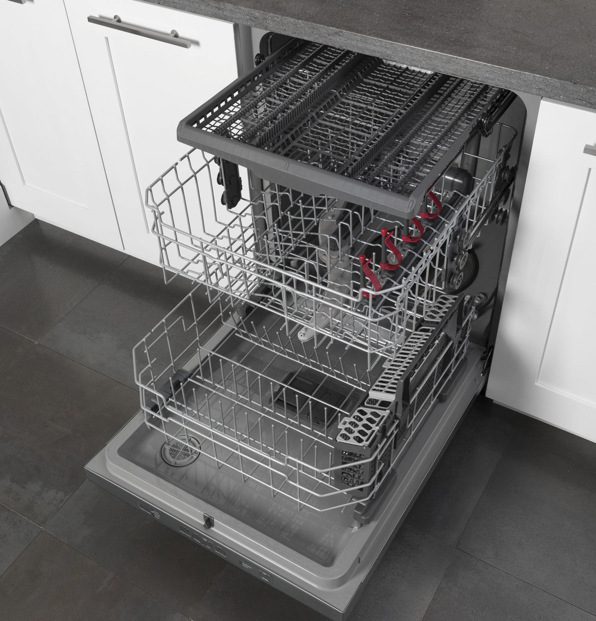 GE® ENERGY STAR® Top Control with Plastic Interior Dishwasher with Sanitize Cycle & Dry Boost