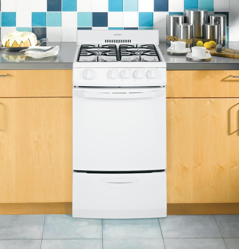 Hotpoint® 20" Free-Standing Gas Range