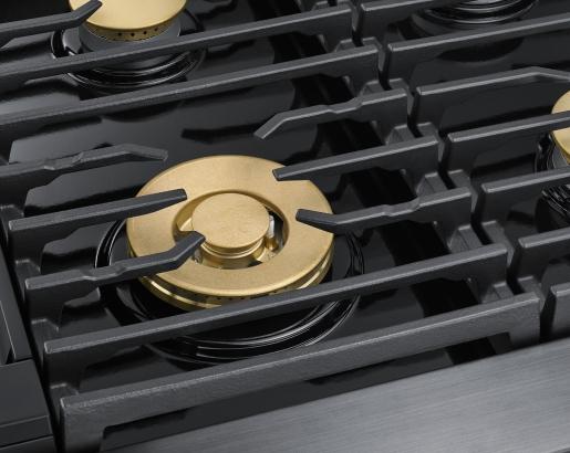 48" Pro Dual-Fuel Steam Range, Graphite Stainless Steel, Natural Gas & Liquid Propane