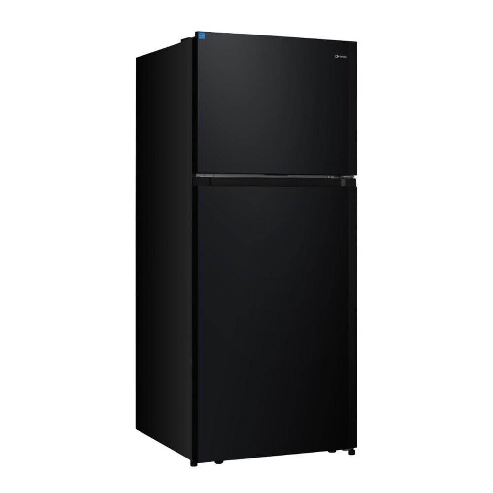 Verona VEFTF2817RBK 28 inch Top Freezer Refrigerator with 17.6 cu. ft. Total Capacity, Reversible Doors, Recessed Handle, Energy Star (Black)