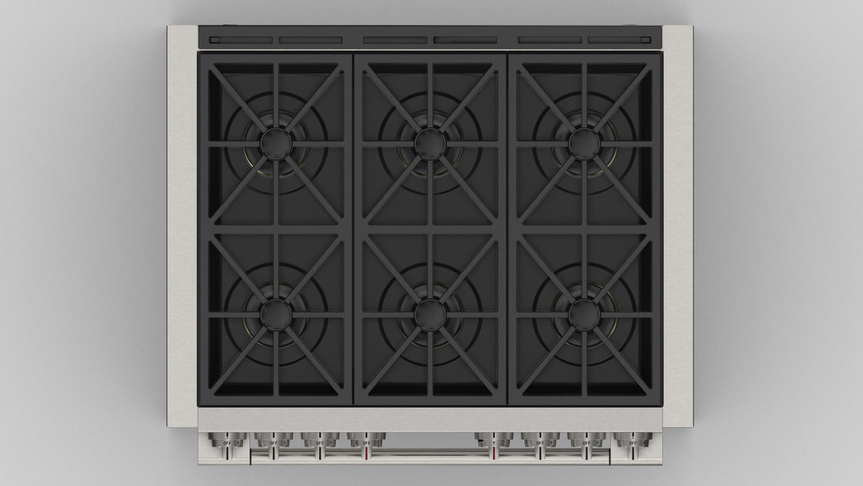 36" DUAL FUEL PRO RANGE