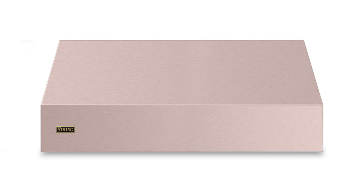 48"W. 18"H. Wall Hood (Finish: Blush, Trim: Brushed Brass)