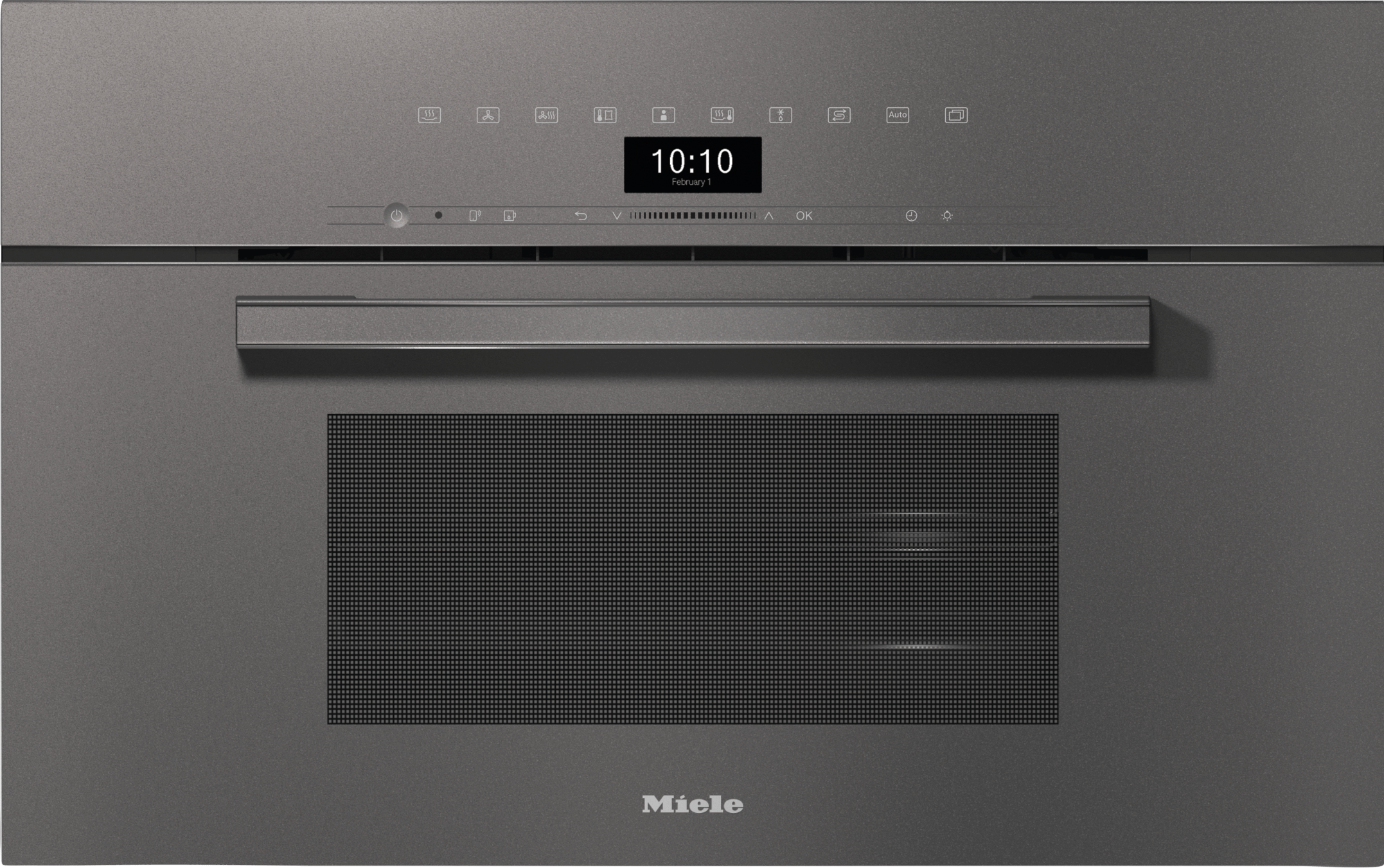 DGC 7470 Graphite grey - 30" Compact Combi-Steam Oven XL for steam cooking, baking, roasting with networking + BrilliantLight.