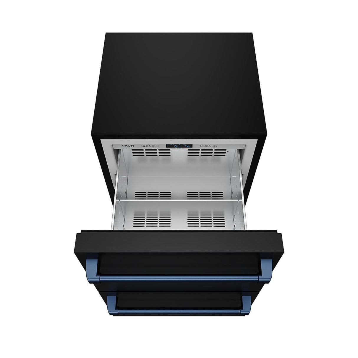 24 Inch Undercounter Built-in / Freestanding Drawer Freezer - Black/blue Gordon Ramsay Series