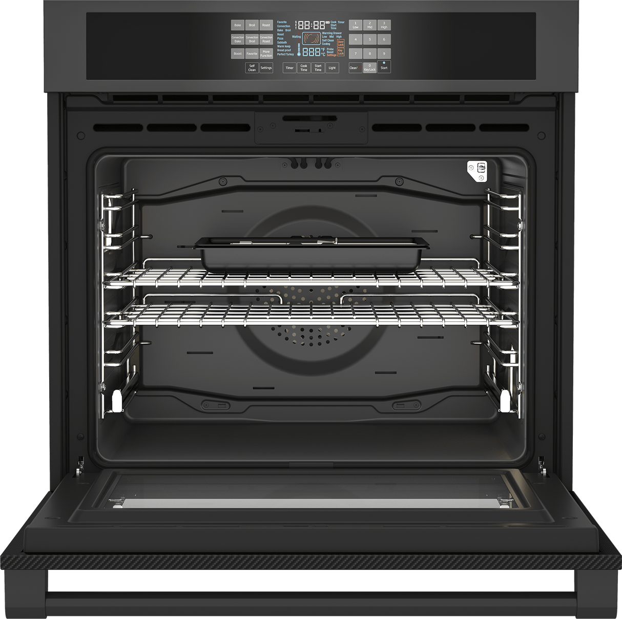 30" Carbon Fiber Single Wall Oven