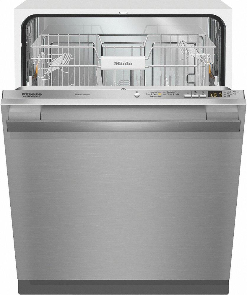G 4977 Vi SF AM Fully-integrated, full-size dishwasher with hidden control panel, cutlery basket and CleanTouch Steel panel