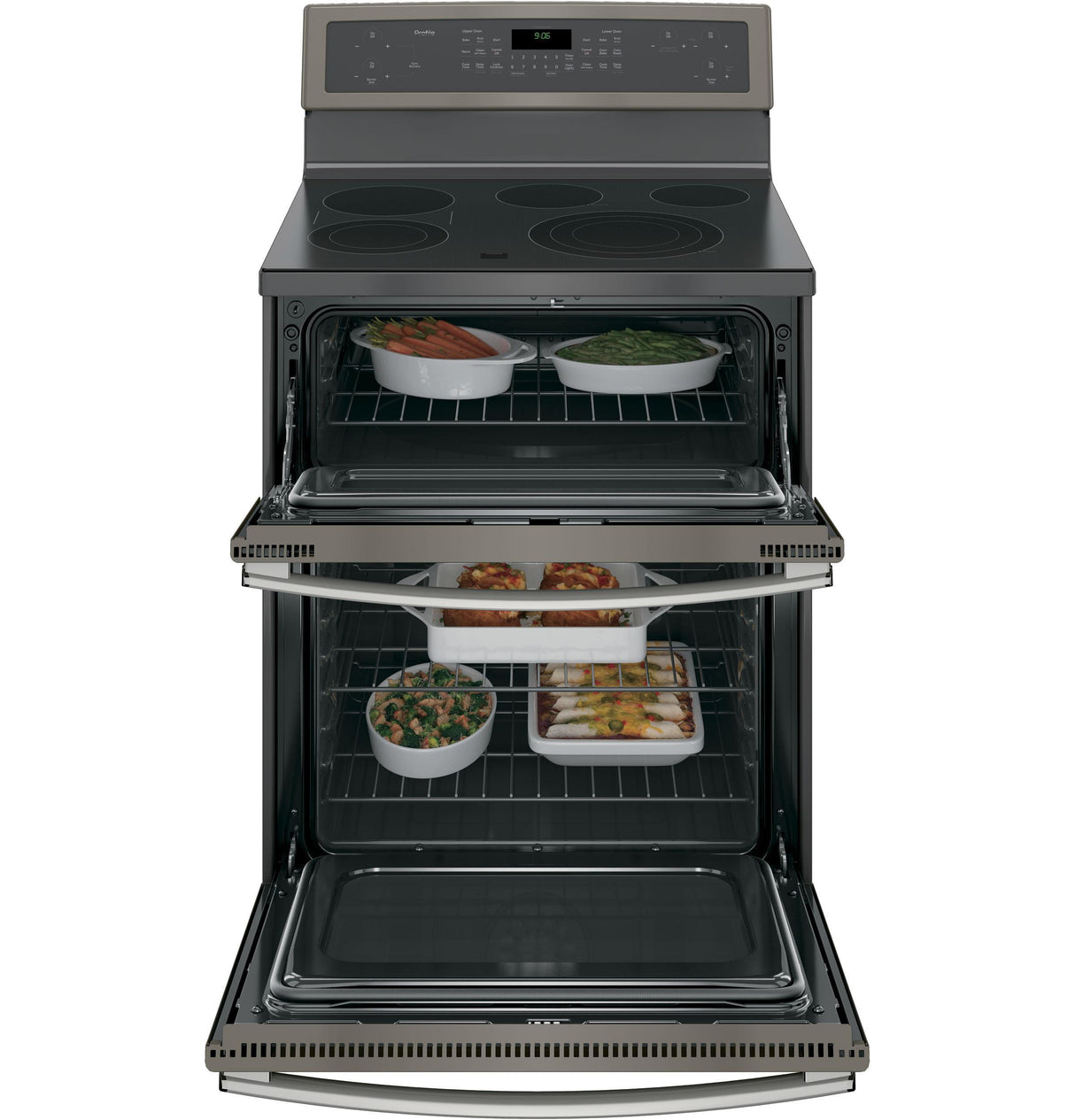 GE Profile™ 30" Free-Standing Electric Double Oven Convection Range