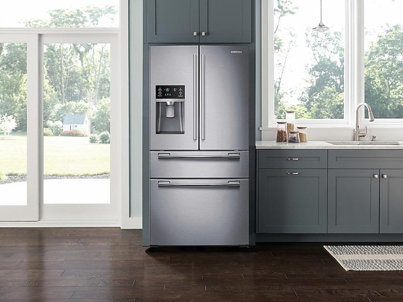 25 cu. ft. 4-Door French Door Refrigerator in Stainless Steel