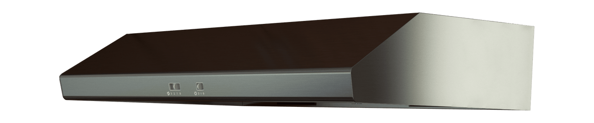 Cyclone, UC, 36", Blk SS, 600 CFM