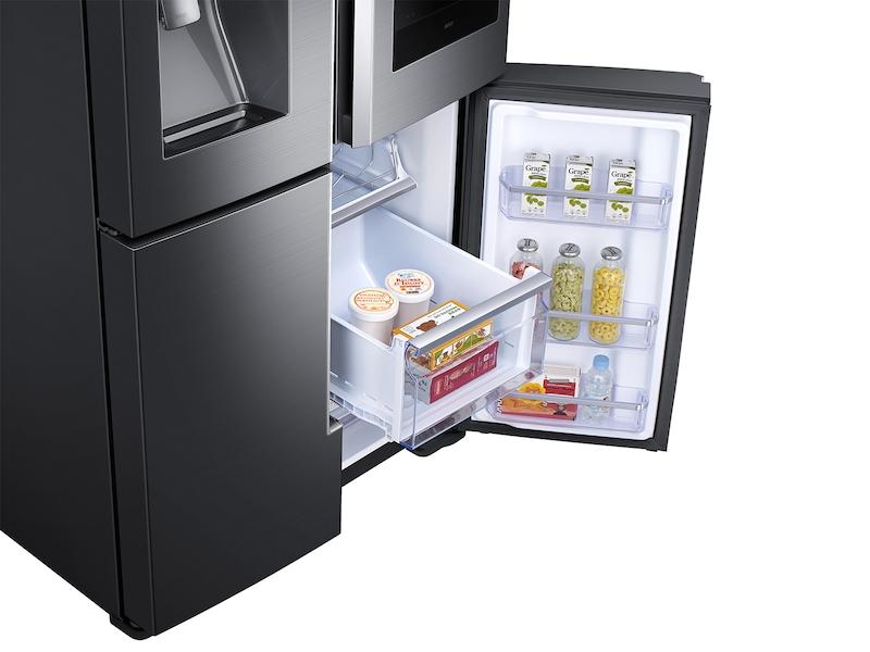 28 cu. ft. Family Hub™ 4-Door Flex™ Refrigerator in Black Stainless Steel