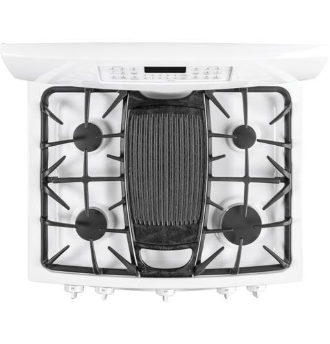 GE® 30" Free-Standing Gas Double Oven Range with Convection