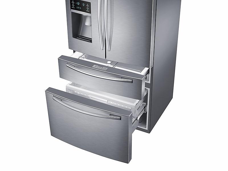 25 cu. ft. 4-Door French Door Refrigerator in Stainless Steel