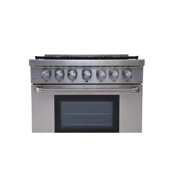 36 Inch Professional Gas Range In Stainless Steel