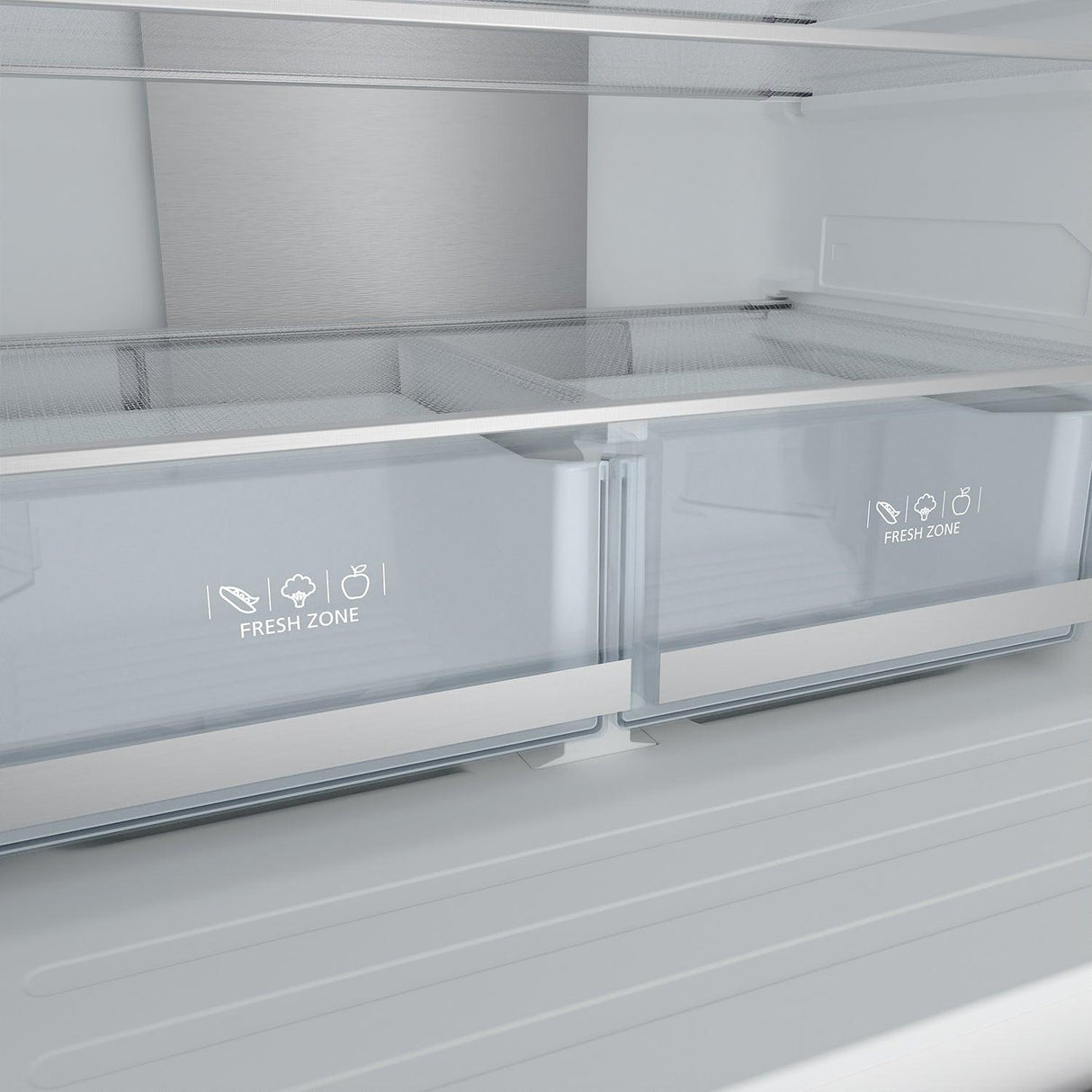 30 Inch French Door Counter Depth Refrigerator With Ice Maker - White/black Gordon Ramsay Series