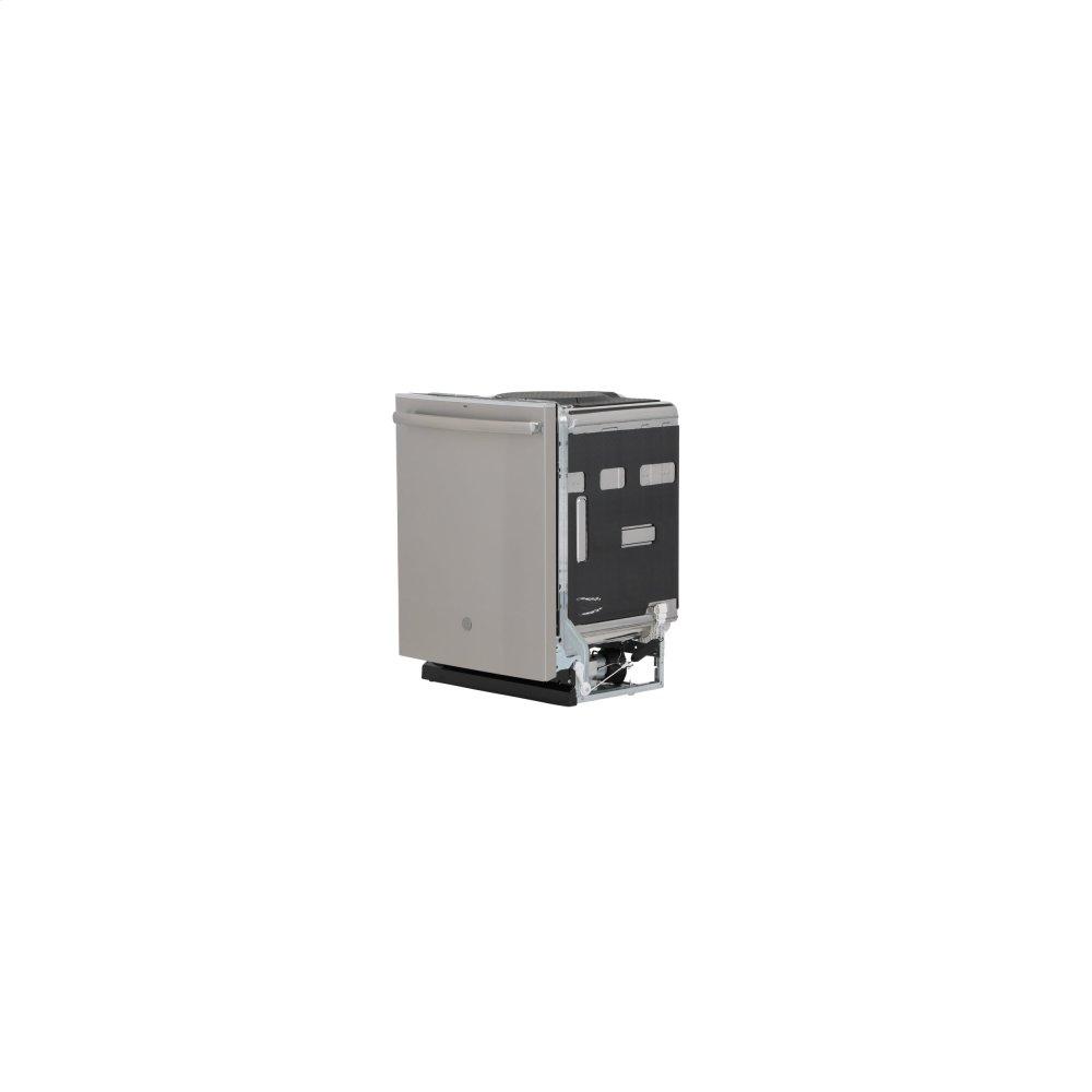 GE® Stainless Steel Interior Dishwasher with Hidden Controls