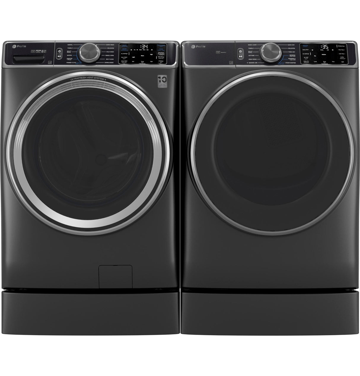 GE Profile™ ENERGY STAR® 7.8 cu. ft. Capacity Smart Front Load Gas Dryer with Steam and Sanitize Cycle