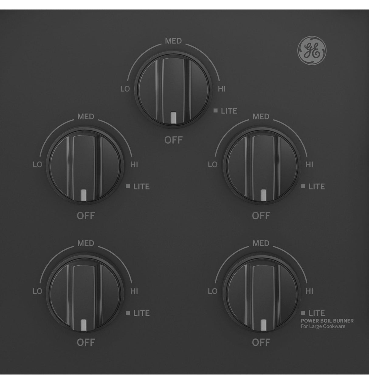 GE® 36" Built-In Gas on Glass Cooktop with 5 Burners and Dishwasher Safe Grates