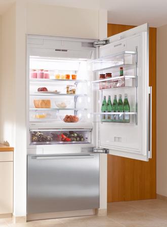 30" Refrigerator-Freezer (Bottom Mount) (Integrated, right-hinge)