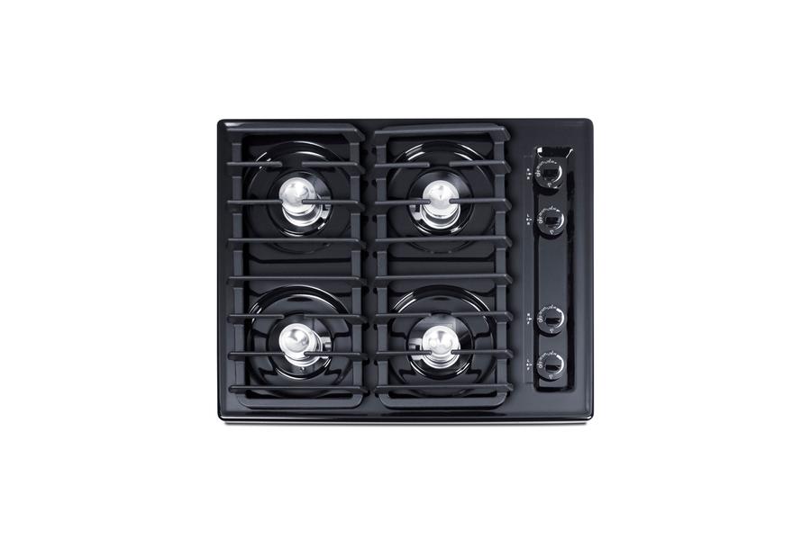 24" Wide 4-burner Gas Cooktop