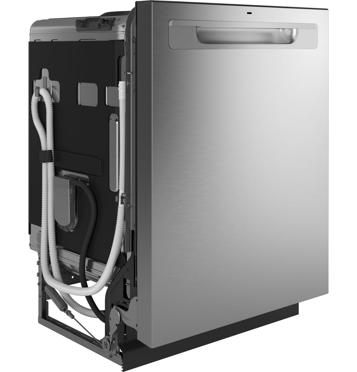 GE® ENERGY STAR® Fingerprint Resistant Top Control with Stainless Steel Interior Dishwasher with Sanitize Cycle