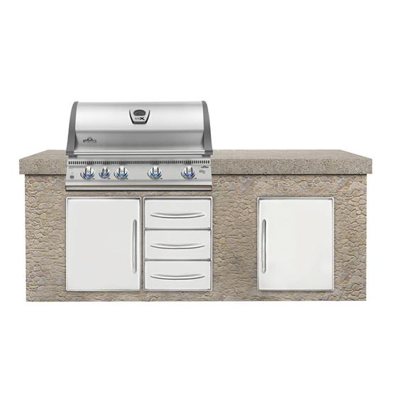 Built-In LEX 605 with Infrared Bottom and Rear Burners