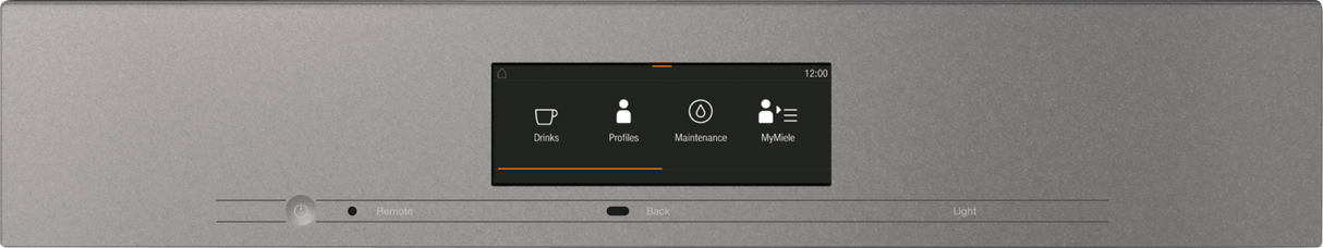 CVA 7875 Graphite grey - Built-in coffee machine with DirectWater Perfectly combinable design with CoffeeSelect + AutoDescale for highest demands.