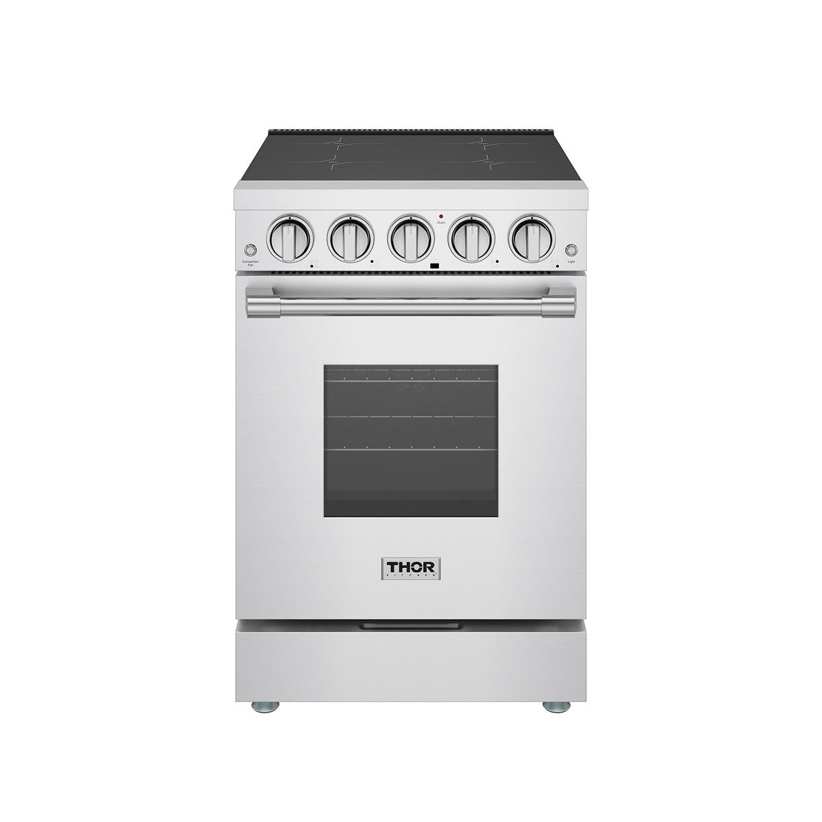 24 Inch S Series Professional Induction Range - Stainless Steel