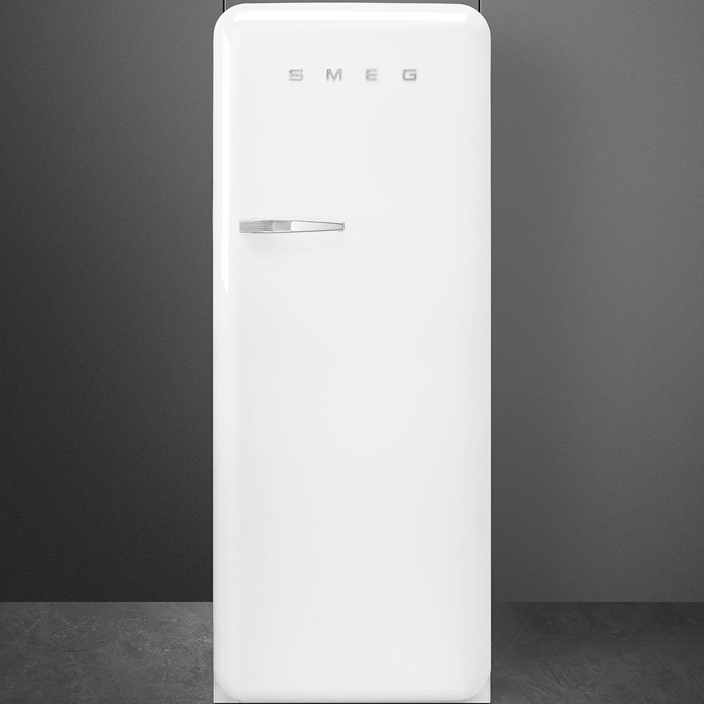 Approx 24" 50'S Style Refrigerator with ice compartment, White, Right hand hinge