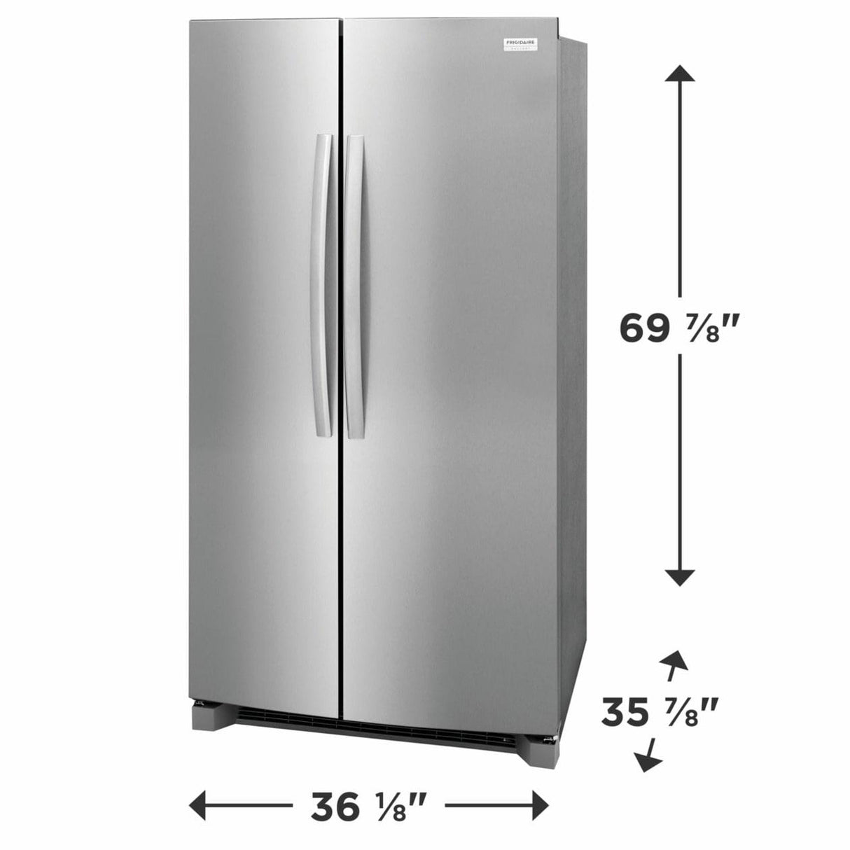 26 Cu. Ft. 36" Standard Depth Side by Side Refrigerator