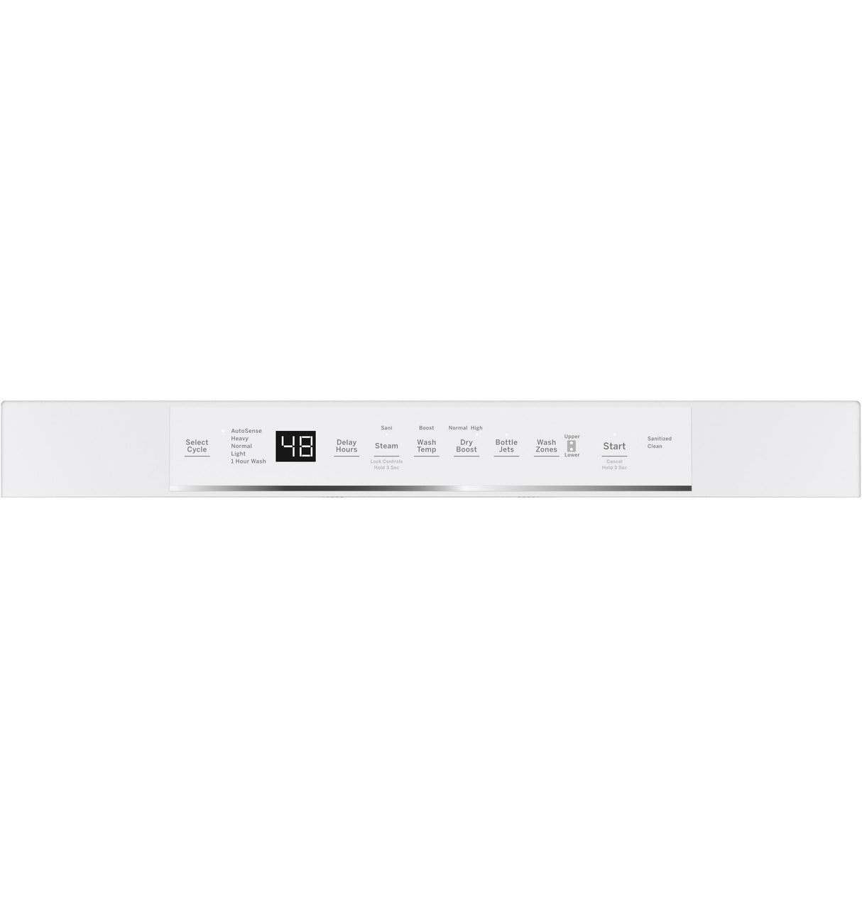 GE® ENERGY STAR® Front Control with Stainless Steel Interior Dishwasher with Sanitize Cycle & Dry Boost