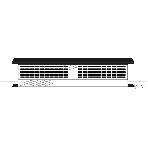 Universal 36" Telescopic Downdraft System