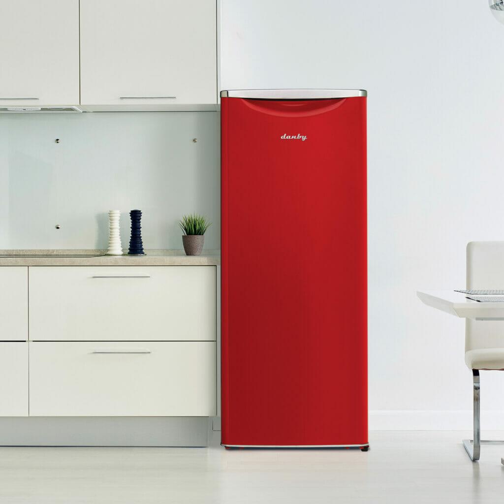 Danby 11.0 cu. ft. Apartment Size Fridge in Metallic Red ()