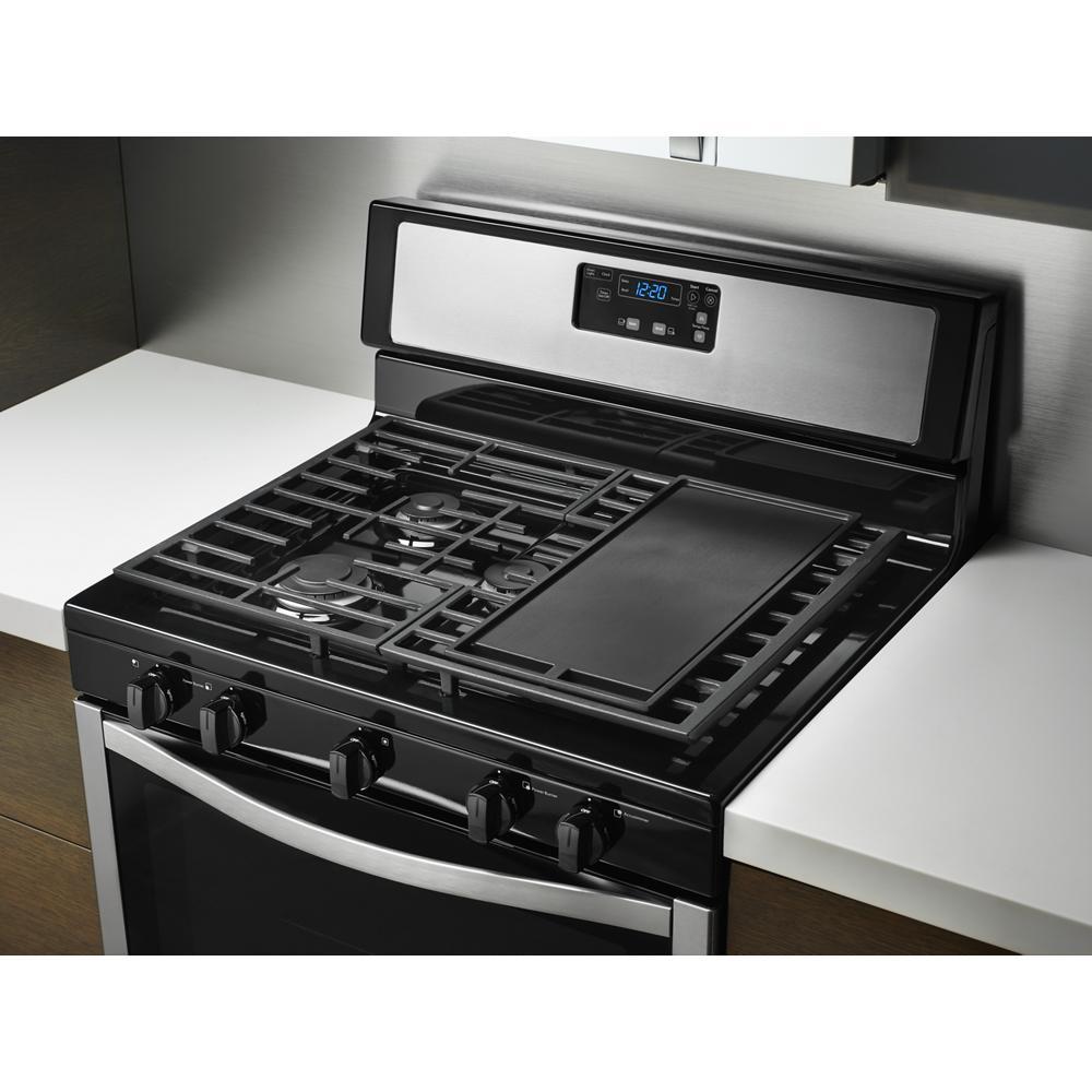 Whirlpool® 5.1 Cu. Ft. Freestanding 5-Burner Gas Stove