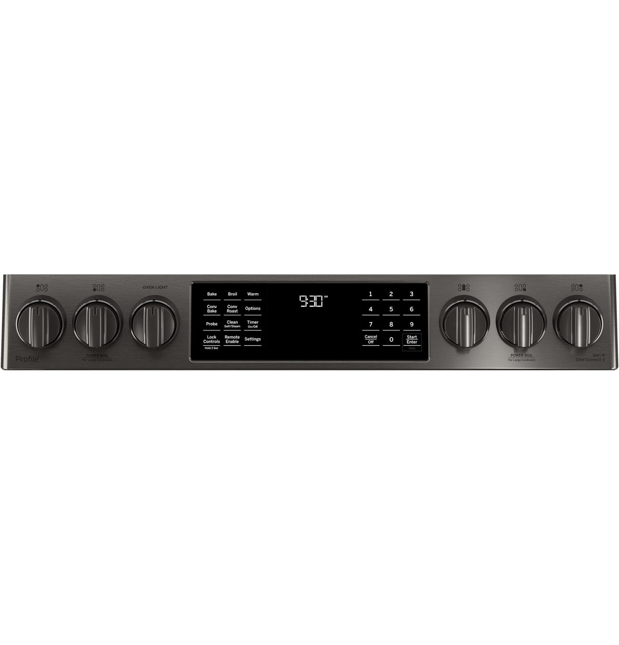 GE Profile™ 30" Smart Slide-In Front-Control Gas Range