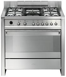 Free-standing Dual Fuel Dual Cavity "Opera" Range Approx. 36" Stainless Steel