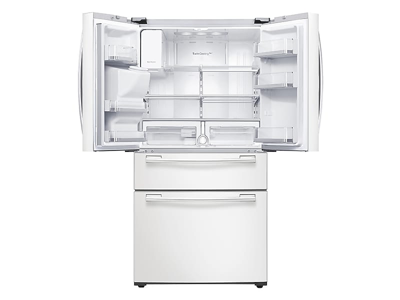 25 cu. ft. 4-Door French Door Refrigerator in White