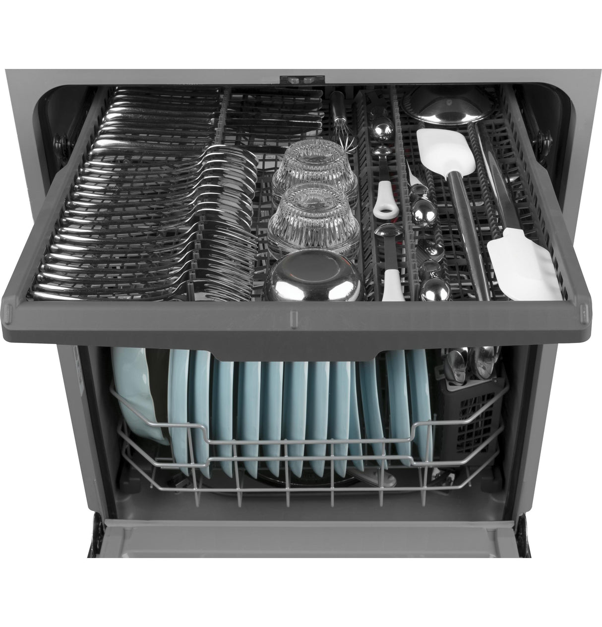 GE® ENERGY STAR® Front Control with Plastic Interior Dishwasher with Sanitize Cycle & Dry Boost