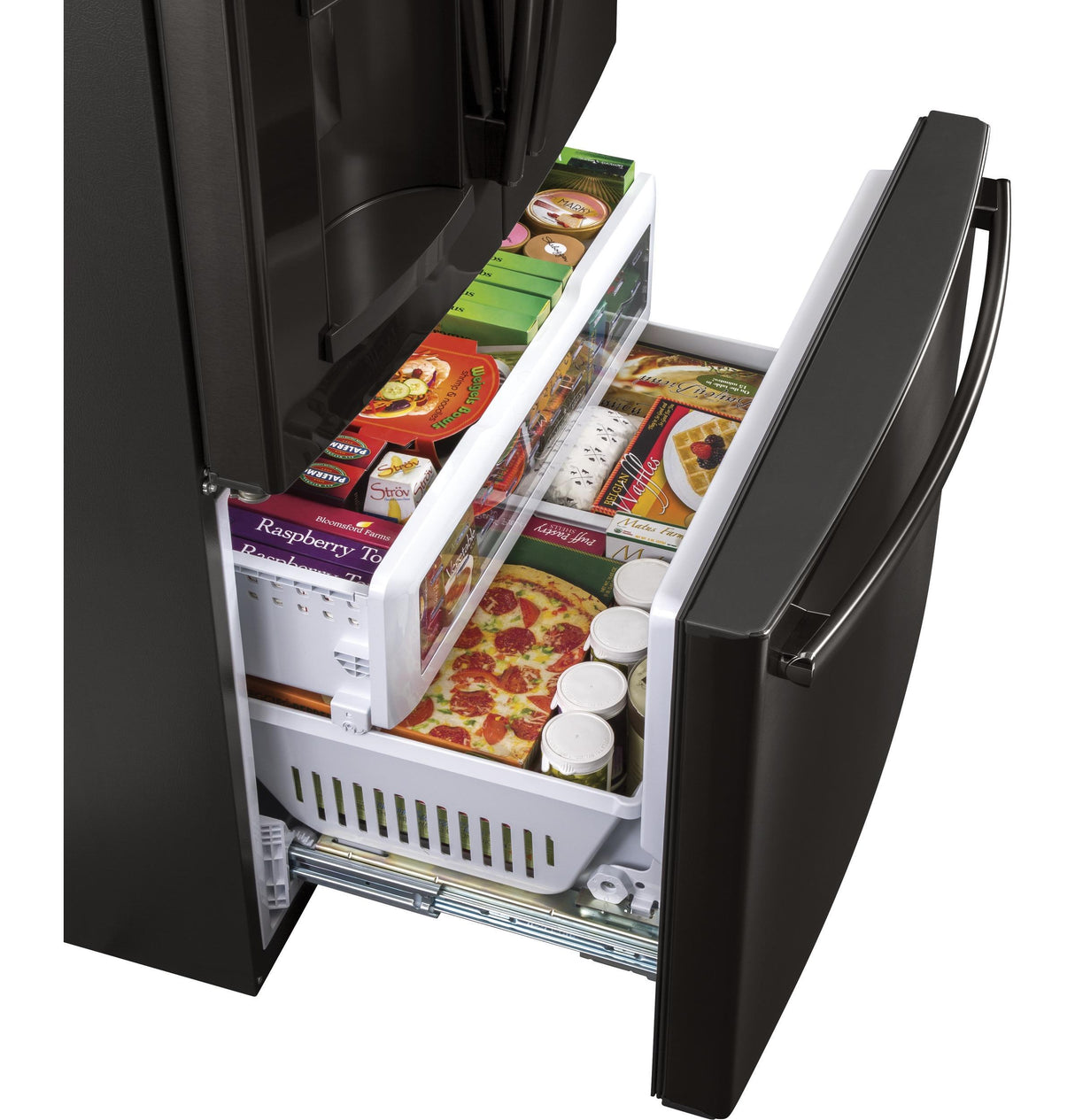 GE® 27.7 Cu. Ft. French-Door Refrigerator with Door In Door
