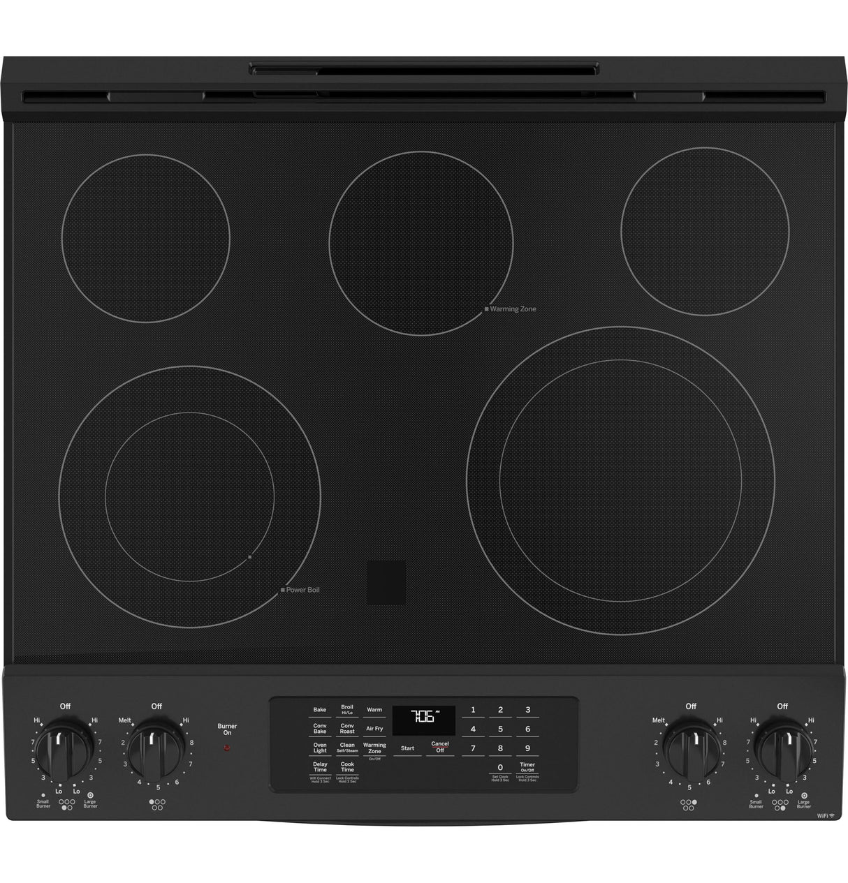 GE® 30" Slide-In Electric Convection Range with No Preheat Air Fry