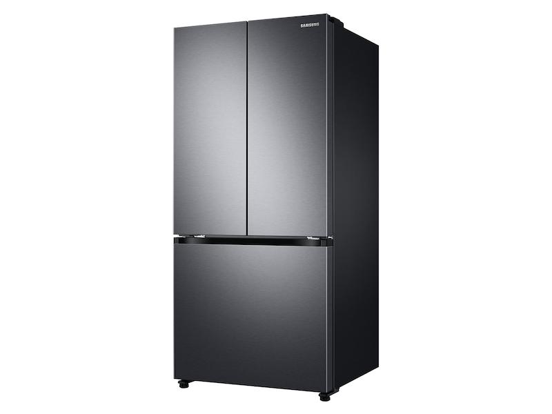 19.5 cu. ft. Smart 3-Door French Door Refrigerator in Black Stainless Steel