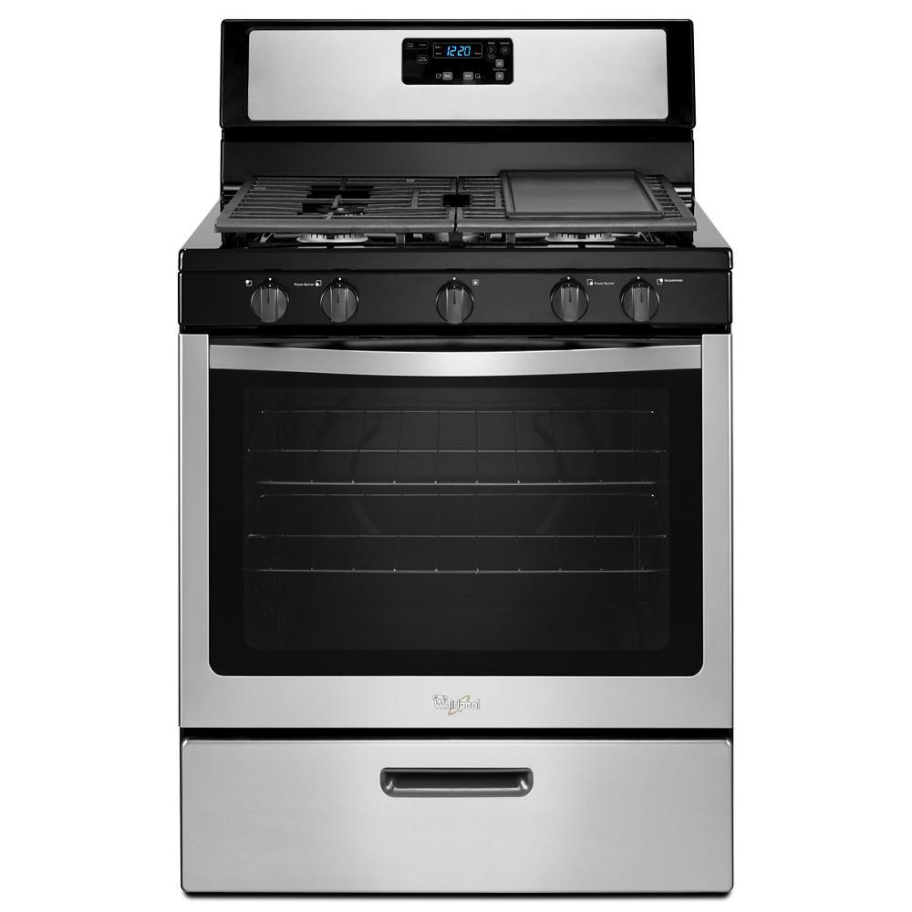 Whirlpool® 5.1 Cu. Ft. Freestanding 5-Burner Gas Stove