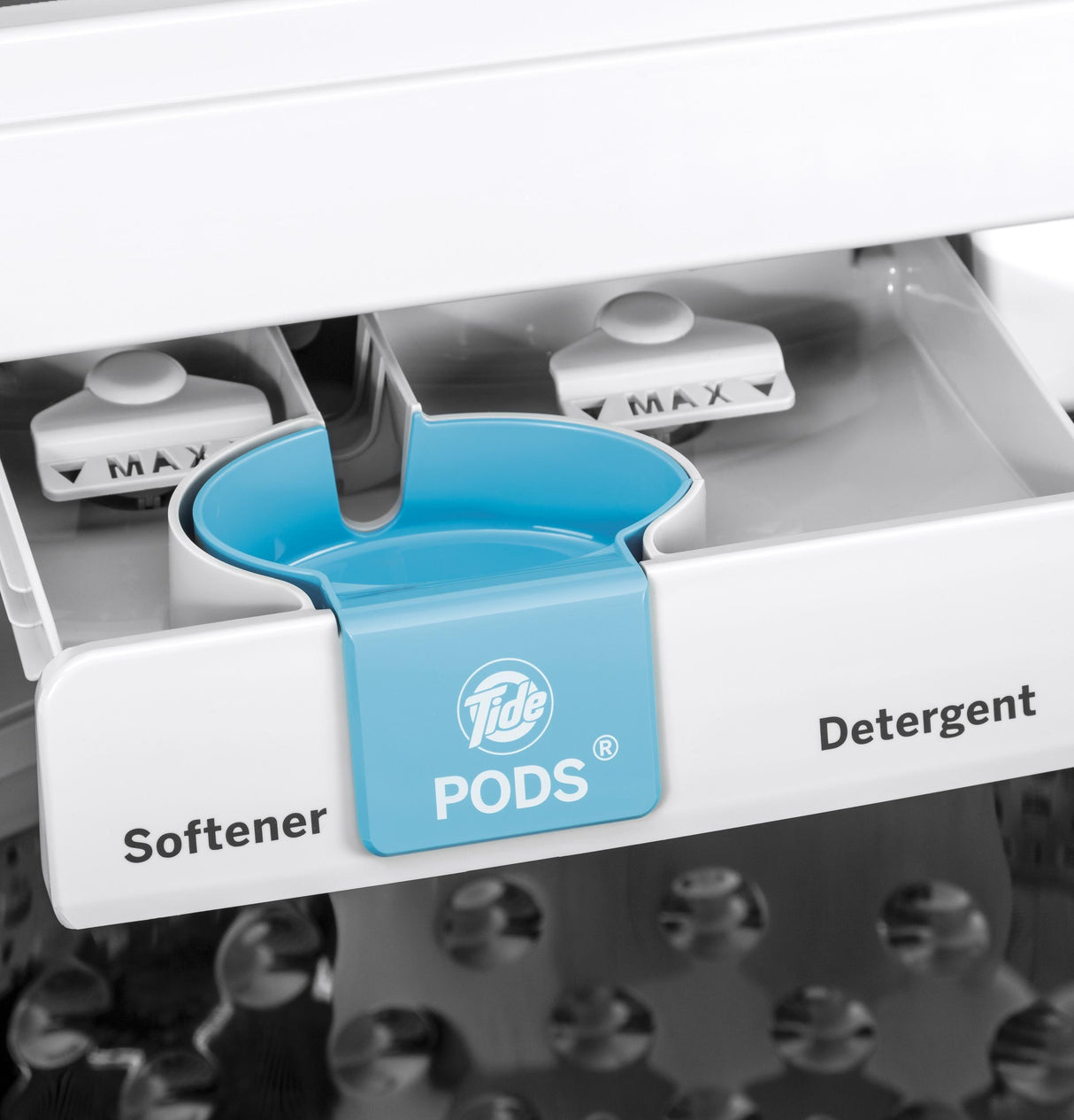 GE® ENERGY STAR® 4.8 cu. ft. Capacity Washer with Sanitize w/Oxi and FlexDispense®
