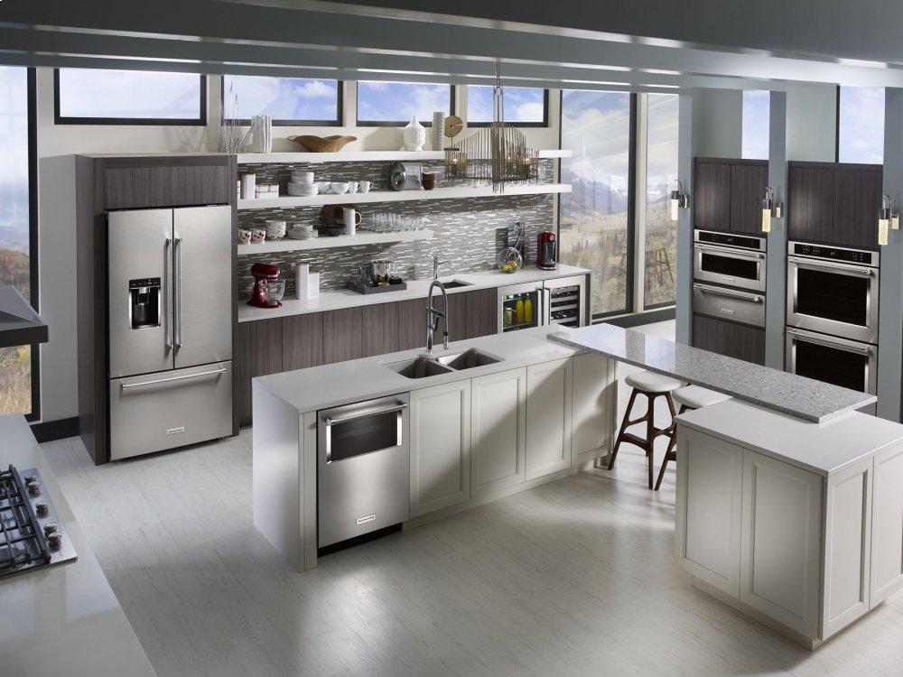 44 dBA Dishwasher with Window and Lighted Interior - Stainless Steel