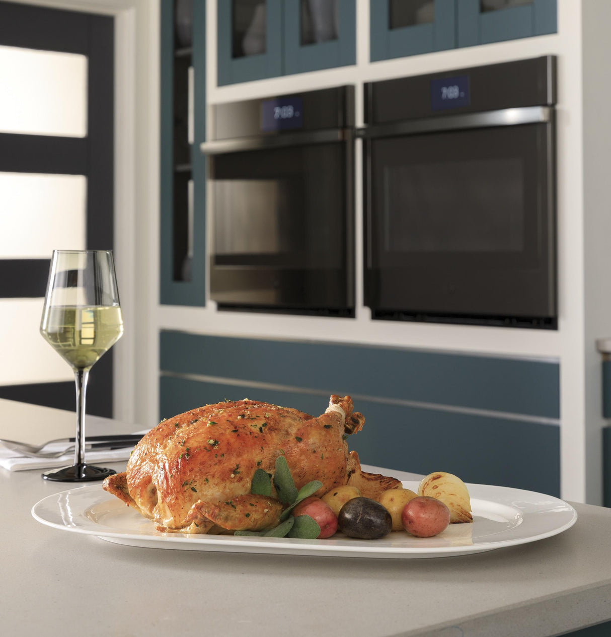 GE Profile™ 30" Smart Built-In Convection Single Wall Oven