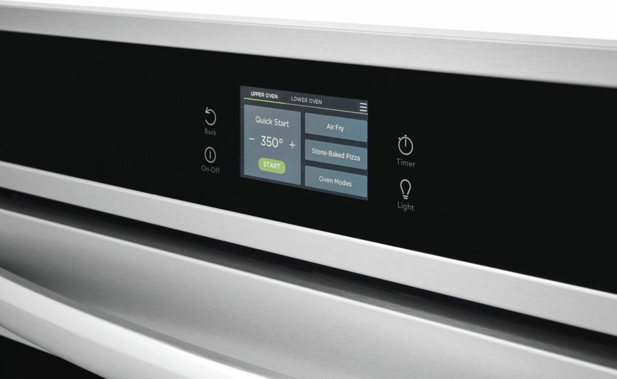 30" Double Electric Wall Oven with Stone-Baked Pizza